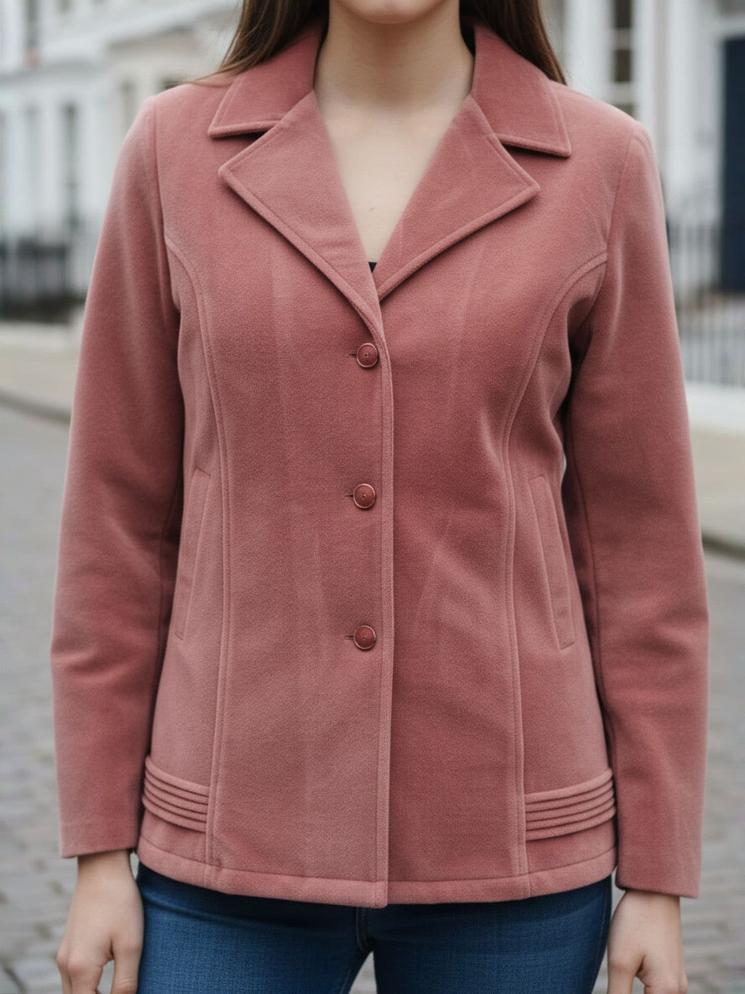 Women’s velvet winter coat – Excent short elegant jacket